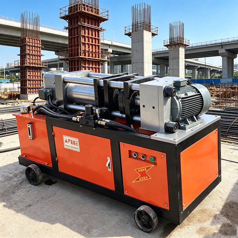 Rebar Upset Forging Machinery Reinforcing Bar Cold Upsetting Equipment Hydraulic Rebar Upsetter