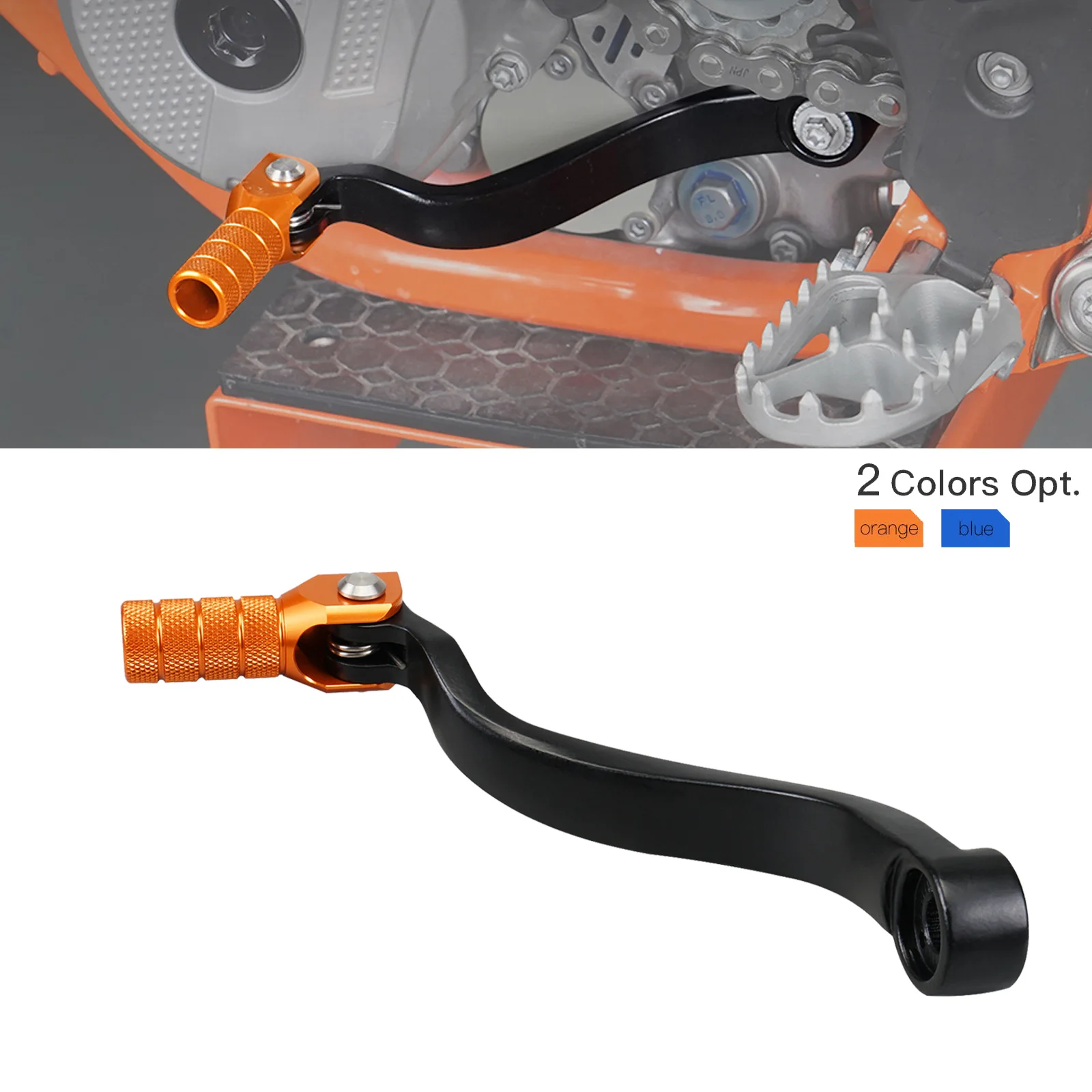 

NICECNC For KTM EXC 300 TPI 2017-2019 EXC XCW TPI 250 300 Folding Tip Forged Shift Lever SX XC SXF XCF 125 150 200 350 450 505