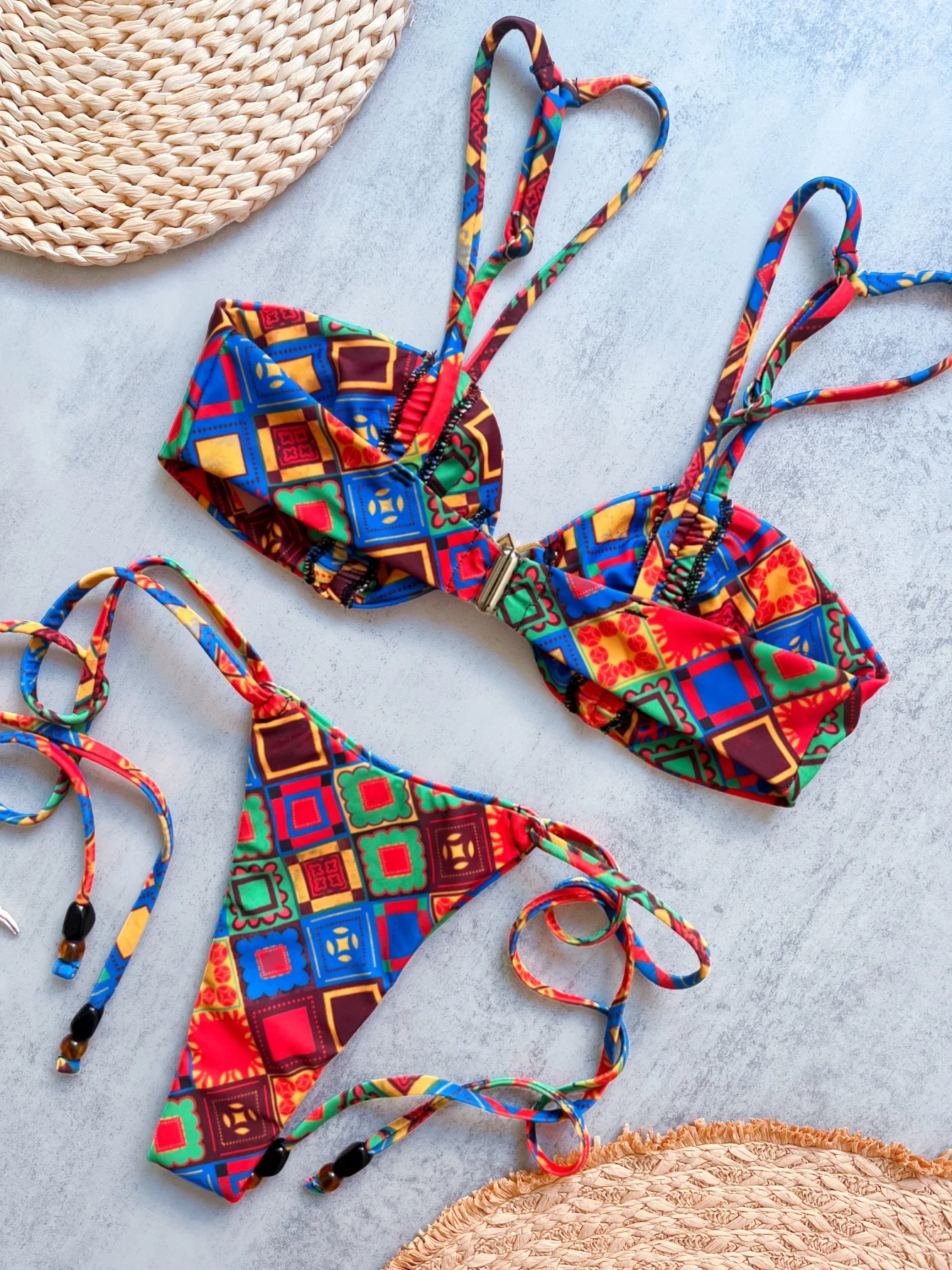 Retro Prints Bikinis Sexy Women Swimsuits Female Swimwear 2026 Micro Bikini Set Bathing Suit Swimming Suits Beachwear Biquini - view 2