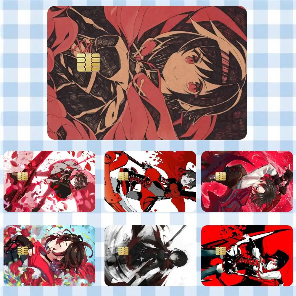 

Ruby Rose Sticker Film Tape Skin for Credit Card Debit Card Cartoon Waterproof Stickers
