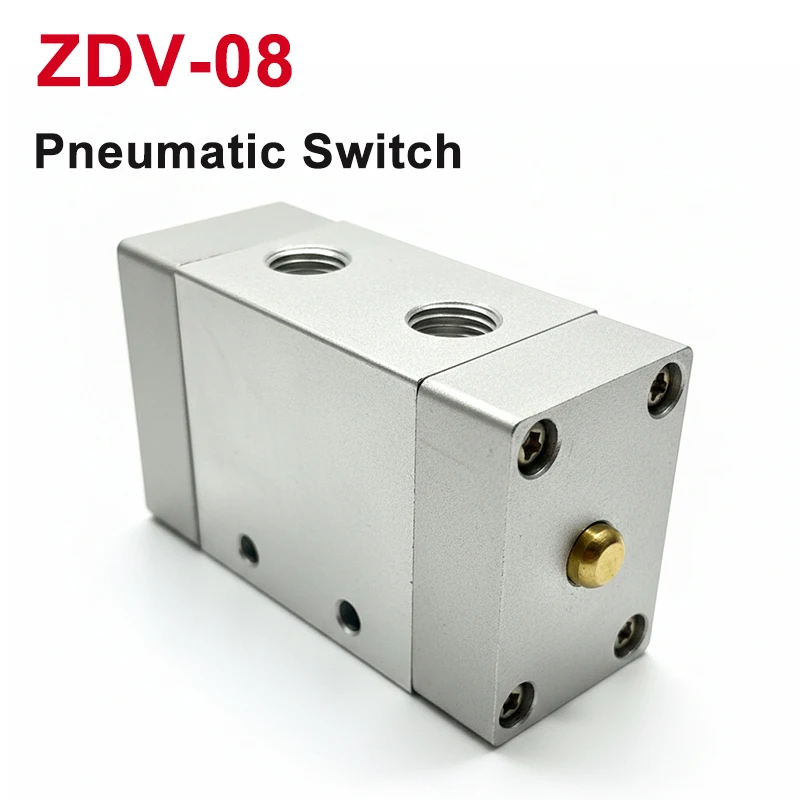 Pneumatic Switch  ZDV-08 Speed Control Valve 5/2-Way Reversing Valve Switch Automatic Reciprocating Valve