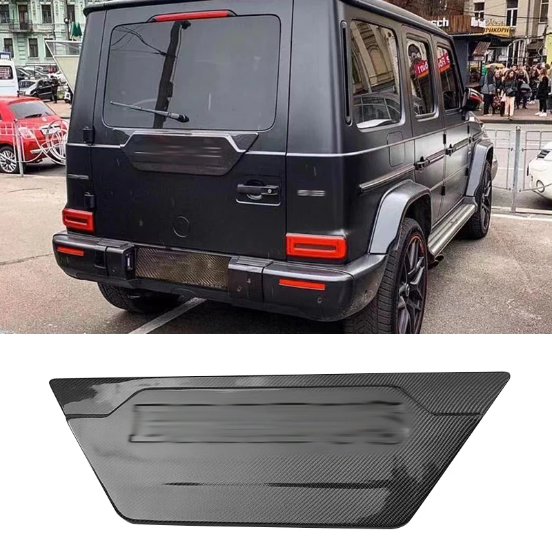 

Наклейка на заднюю крышку багажника из углеродного волокна в стиле B для G-Class W463 800, задняя крышка запасного колеса