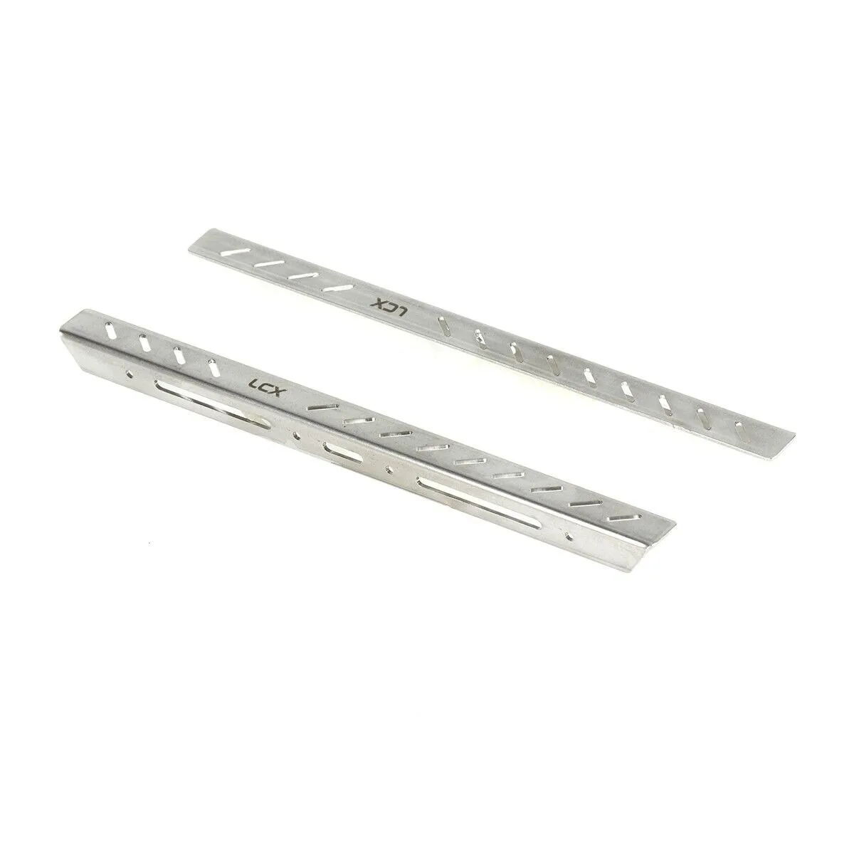 LCX Racing 1/10 RC Crawler Car Stainless Steel Rock Slider Scuff Plate Guard Body Armor for Traxxas TRX6 Upgrades Accessories