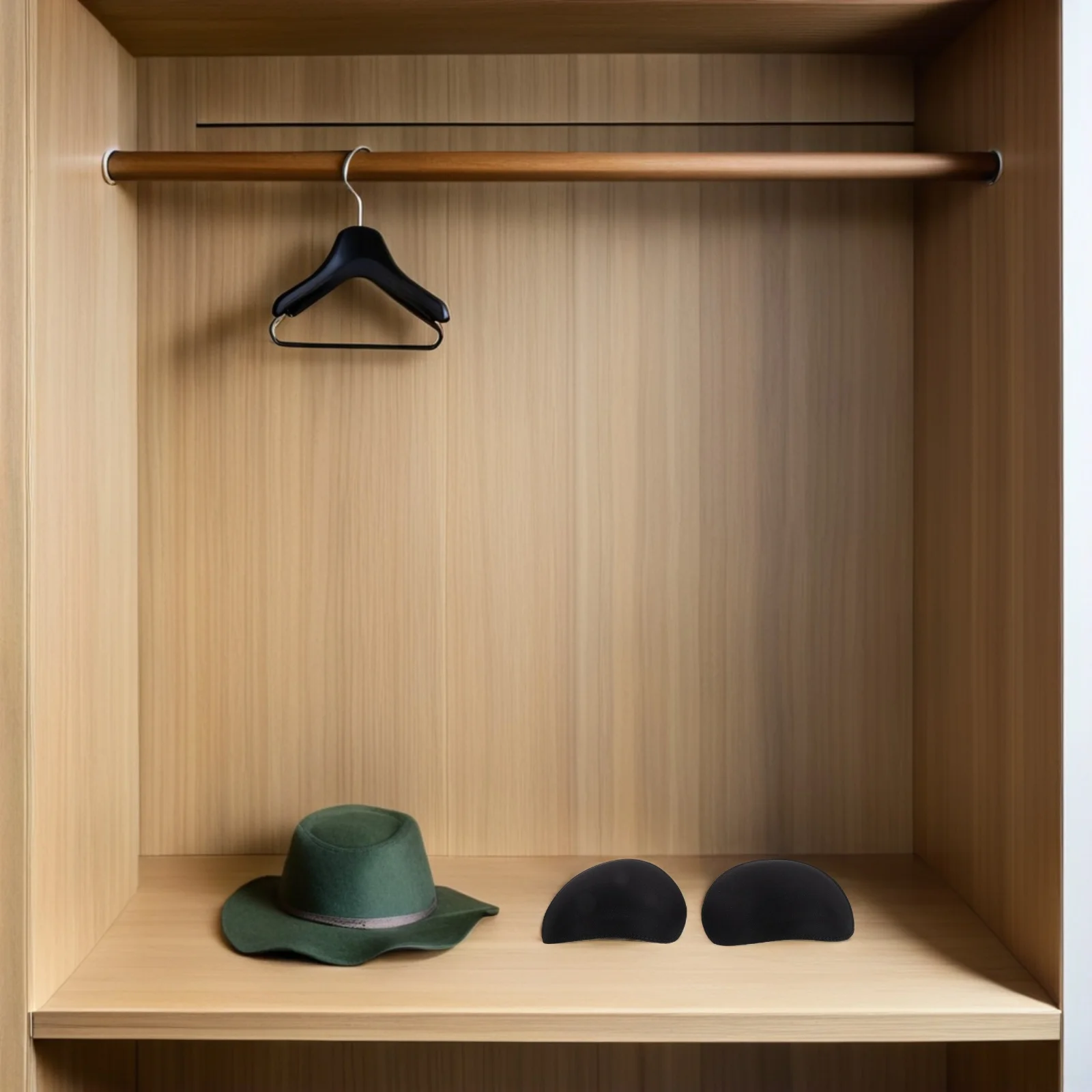 4 أزواج من وسادات الكتف اللاصقة بدون خياطة إسفنجة قابلة للتنفس للنساء والسترات والقمصان غير المرئية وخفيفة الوزن #1