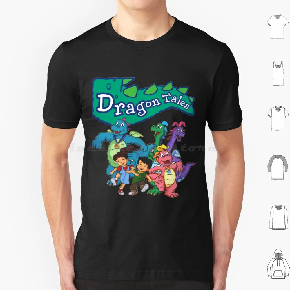 

Dragon Tales Graphic Classic T Shirt 6xl Cotton Cool Tee Dragon Tales Graphic