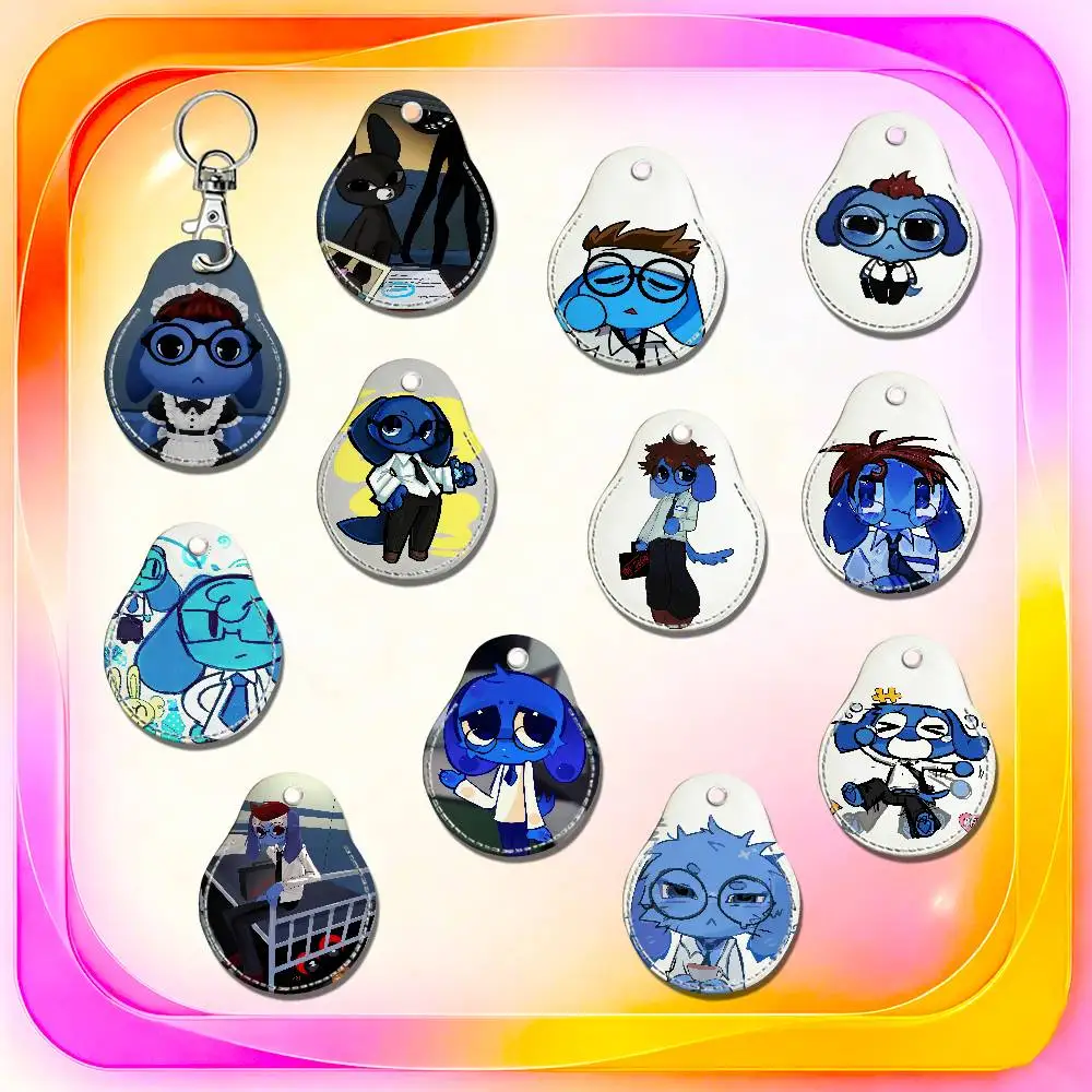 For Animal Hospital Anomaly Secretary For AirTag Case Card Holder Keychain ID Credit Bank Access Badge For Air Tag Case Shell
