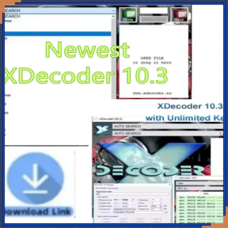 

Новейший XDecoder 10.3 DTC OFF Tool - Программа для удаления кодов ошибок для легковых и грузовых автомобилей - Работает на ноутбуках с Windows