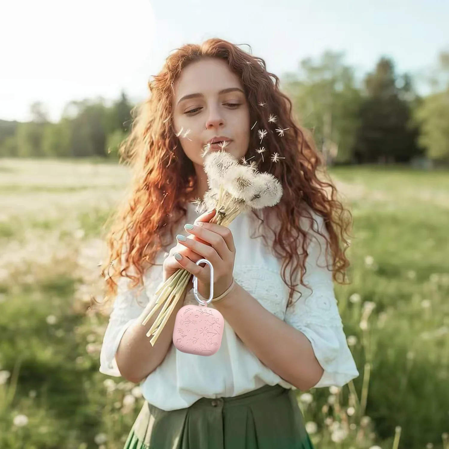 

Silicone Protective Cover For Samsung Galaxy Buds 4 Pro/4 Headphone Protective Case Shockproof Protective Sleeve with Hook