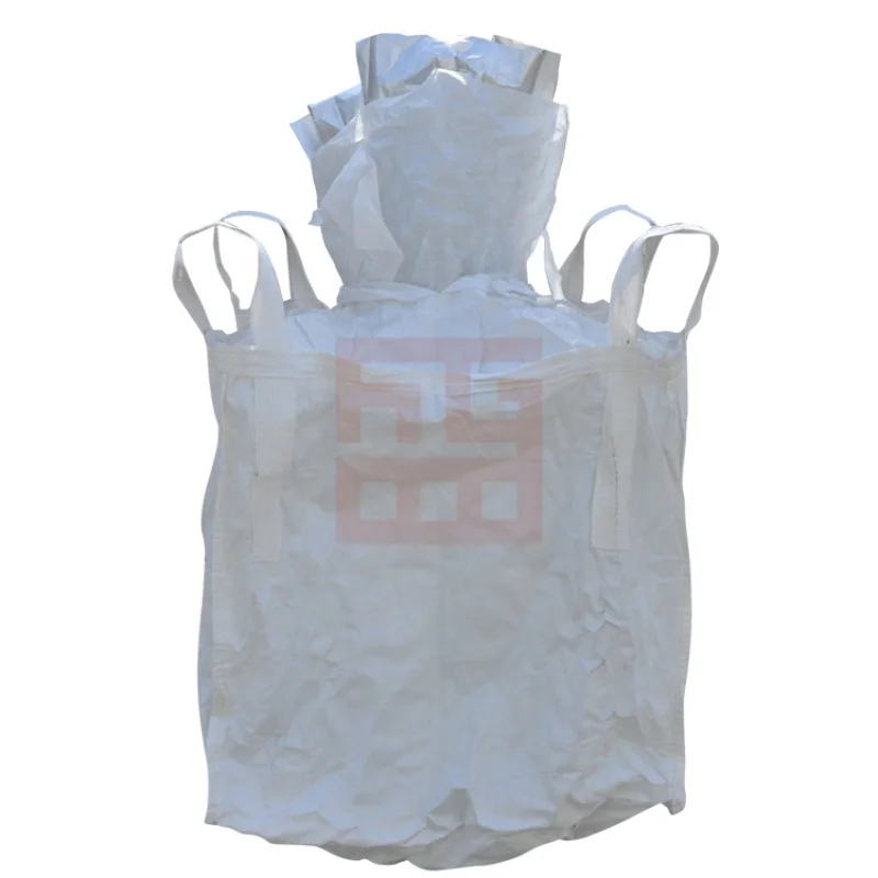 Customized product、Factory direct supply cheap fibc bag, 1 ton 1.5 ton 2 ton plastic jumbo bag, white pp bulk bag for