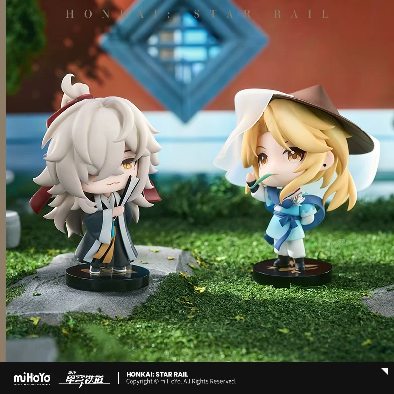 Presale Sunsyea Honkai Star Rail Official Merch miHoYo Original Authentic Nameless Medal Series Q Version Figure Doll Jing Yuan