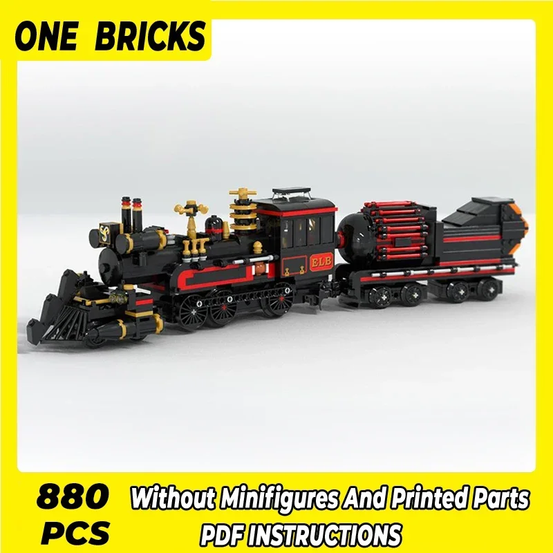 Technical Moc Bricks Model Back to the Future Time Train Modular Building Blocks Gifts Toys For Children DIY Sets Assembling