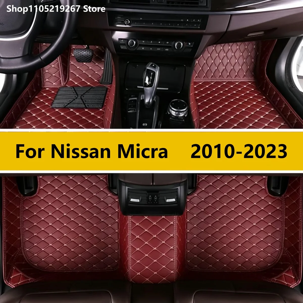

Автомобильные коврики на заказ для Nissan Micra 2010-2023, автомобильные ковры, аксессуары для ног