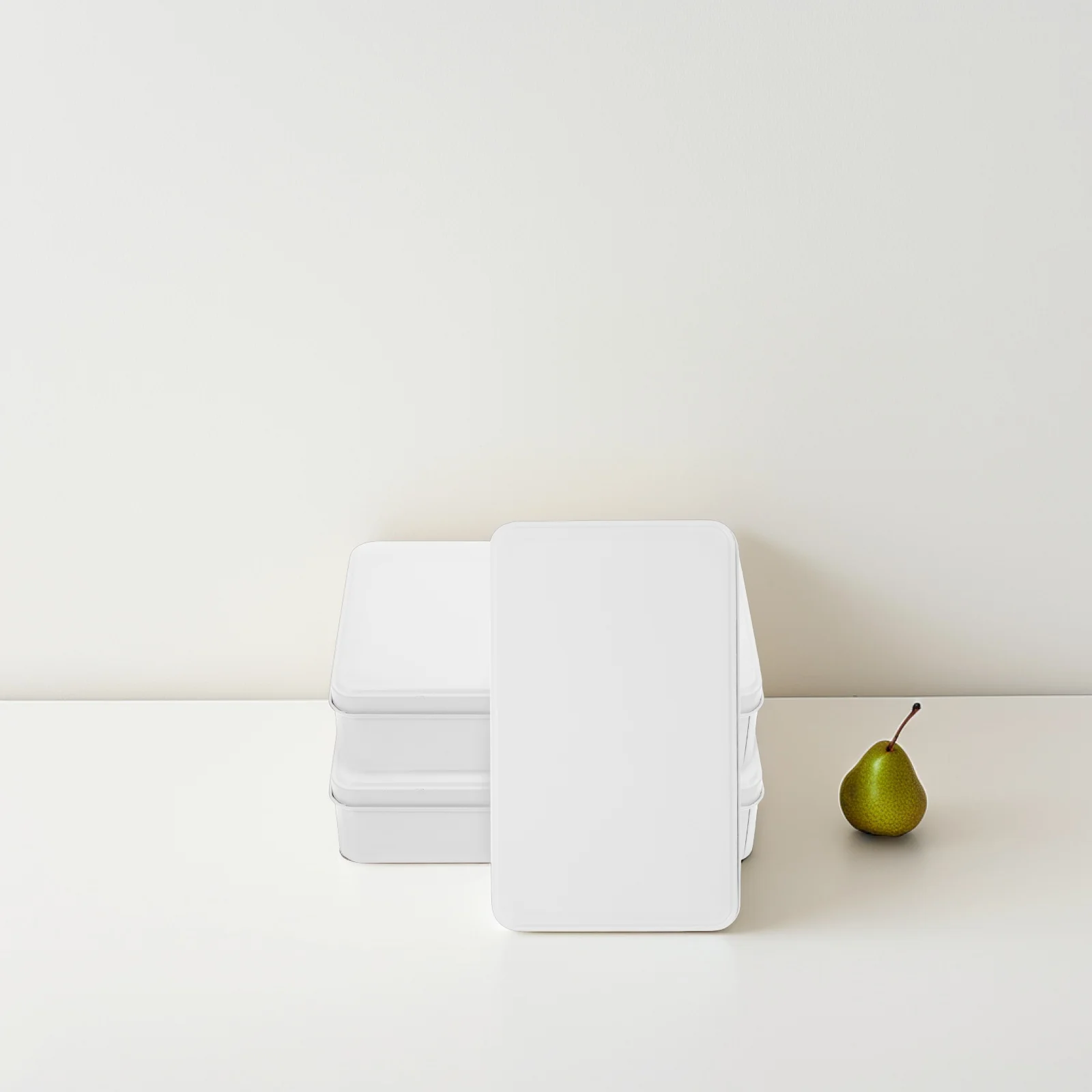 

3Pcs Delicate Tinplate Storage Holder Sufficient Space for Small Gifts Candies Jewelry Sturdy Containers