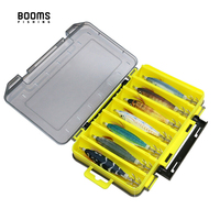 Booms Fishing LB1 Fishing Tackle Box 14 Compartments Double Sided Opening and Closing Multifunctional Lure Bait Tool Storage Box