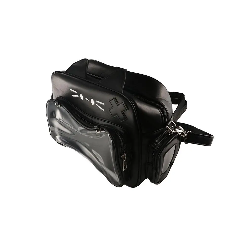 

Zipper Bag Kawaii Cat Itabag Cotton Doll Bag Idol Merchandise Storage Transparent Pocket PU Storage Bag Fashion Backpacks