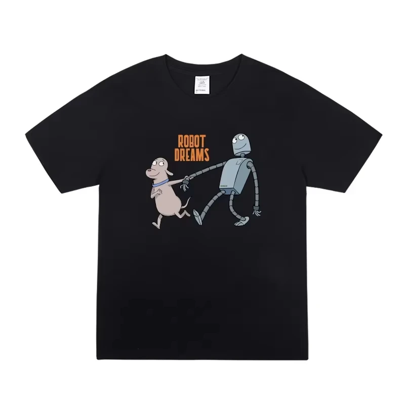 

Motorcycle Men's and women's T-shirts, street wear cartoon printing graphic T-shirts, large size casual short sleeves