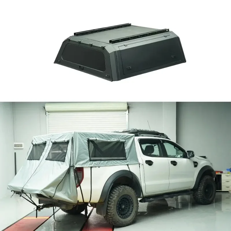 Waterproof Steel PickUp Tent Camper Outdoor Camping Truck Bed Cover Caravan Canopy  for Isuzu D-MAX