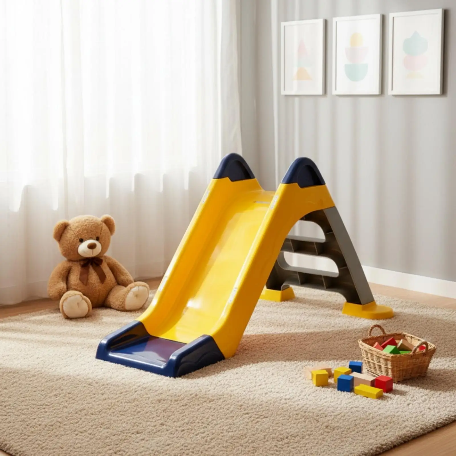 Kids Water Spray Slide with Climbing Ladder PE Construction for Indoor Outdoor Toddler Play Center Home Use Kids Water Spray Slide with Climbing Ladder PE Construction for Indoor Outdoor Toddler Play Center Home Use