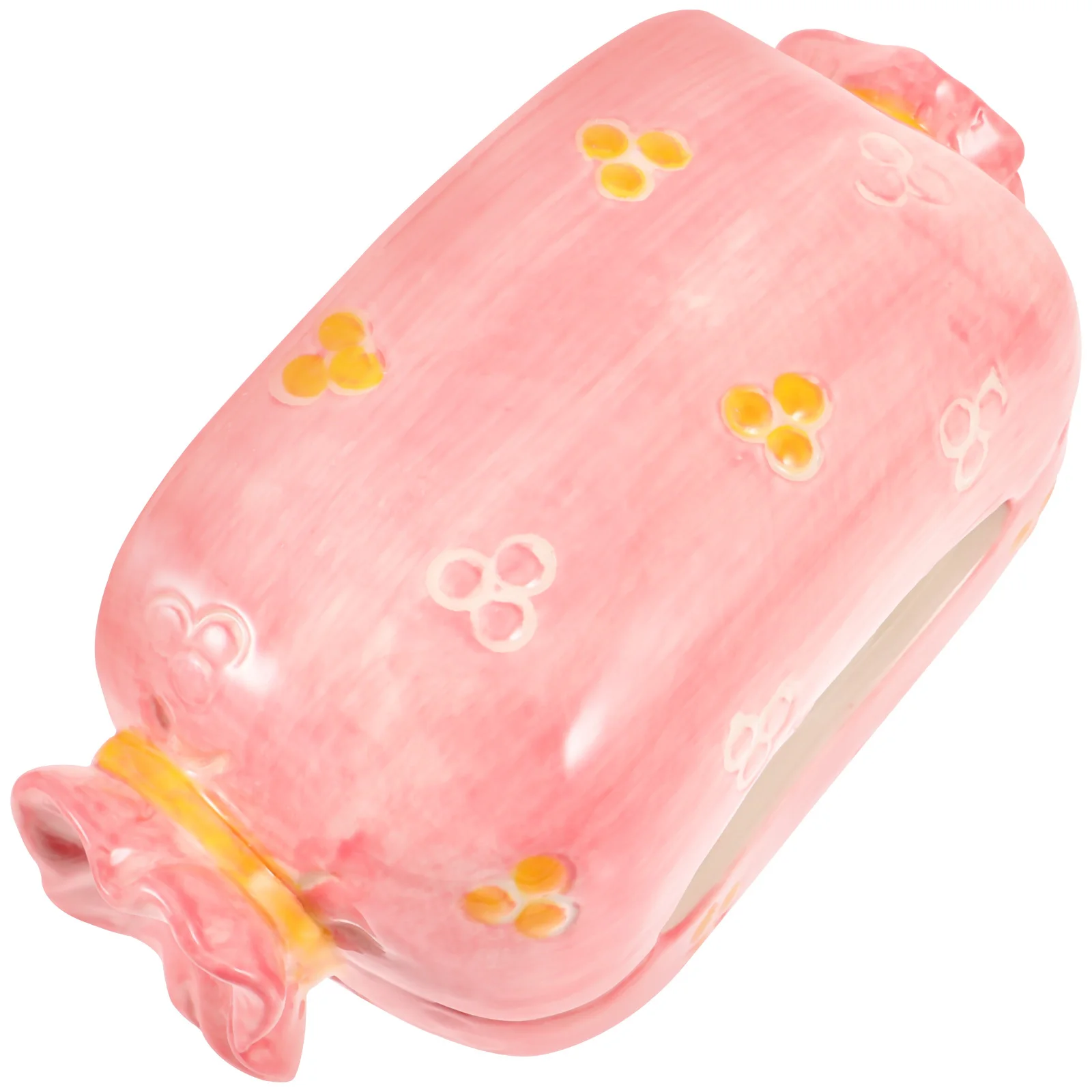 

Candy Shape Tissue Box Cover Ceramic Desktop Organizer for Home Living Room Bedroom Napkin Storage Case Multifunctional Tissue