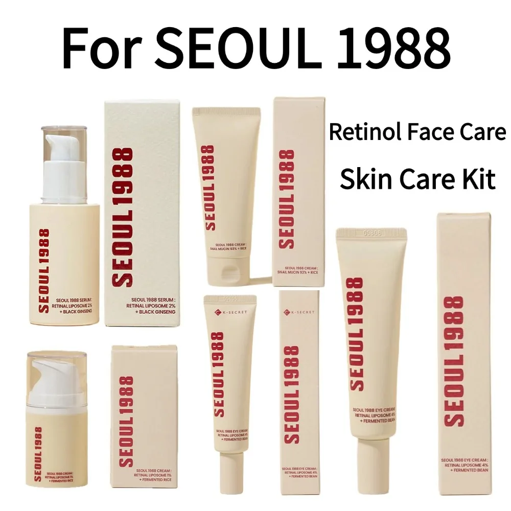 Para seul 1988 retinol cuidados faciais soro beleza kit de cuidados com a pele vitamina c hidratante endurecimento anti envelhecimento rugas cuidados 