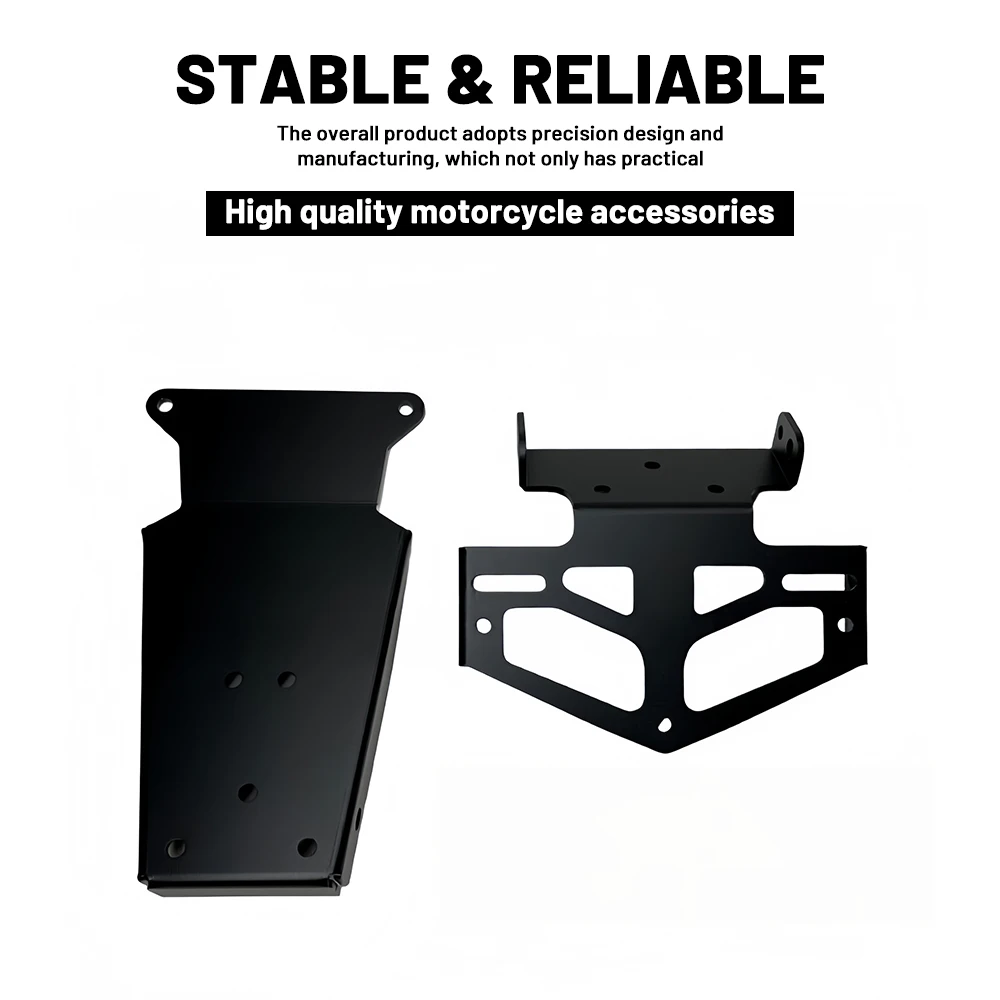 Suitable For Aprilia Tuareg 660 2021-2026 Motorcycle License Plate Bracket Holder LED Light Fenders Parts Tail Tidy Fender