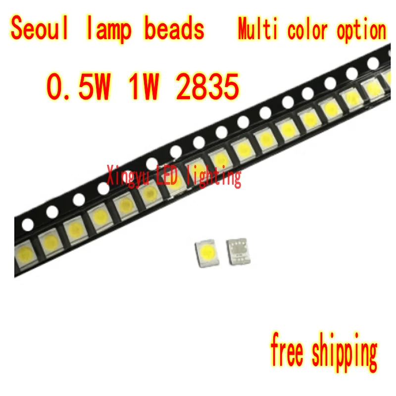 Imported SEOUL 2835 lamp bead 1.5W normal white cold white natural white 3V6V9V original high luminous efficiency patch