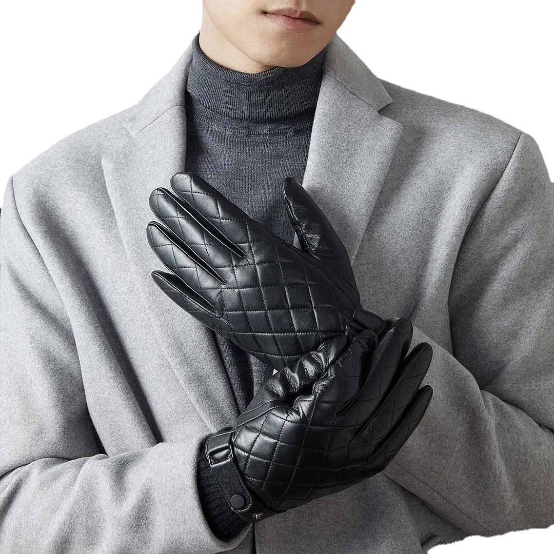 

Xiaomi QIMIAN Full Touch-screen Sheepskin Gloves Cold-resistant Thick Plush Winter Warm Windproof High Quality Youpin