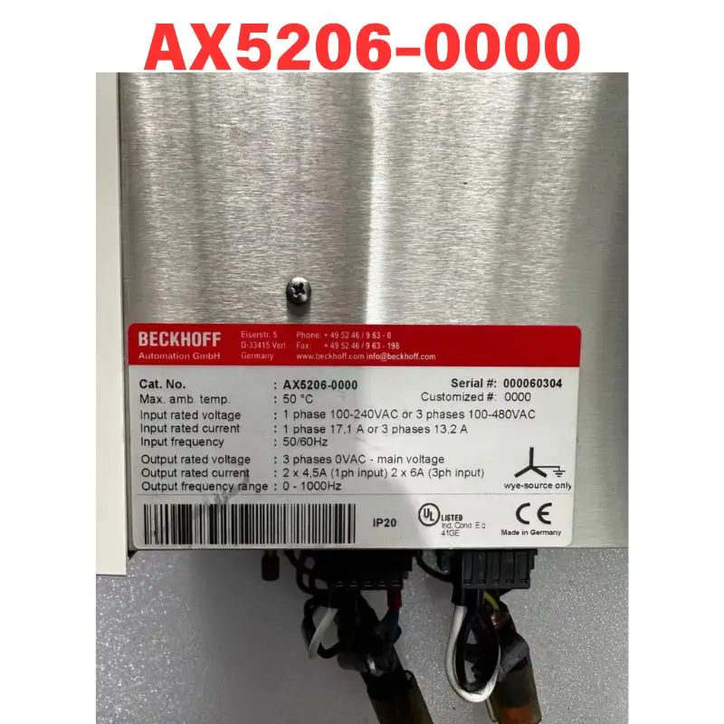 Used OEM disassembled parts AX5206-0000 Driver Functional test OK