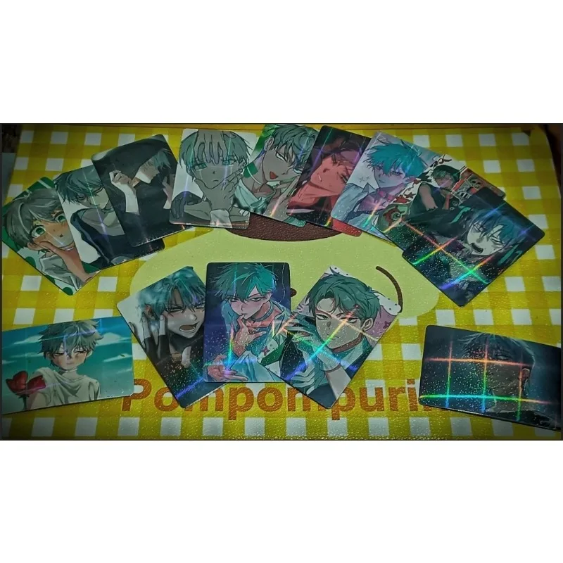 55Pcs/Box Cartoon Korean Manga Alien Stage Laser Cards Mizi Sua Ivan Till Hyuna Luka Double Sided Printing Cards Kids Toys gift - Image 5