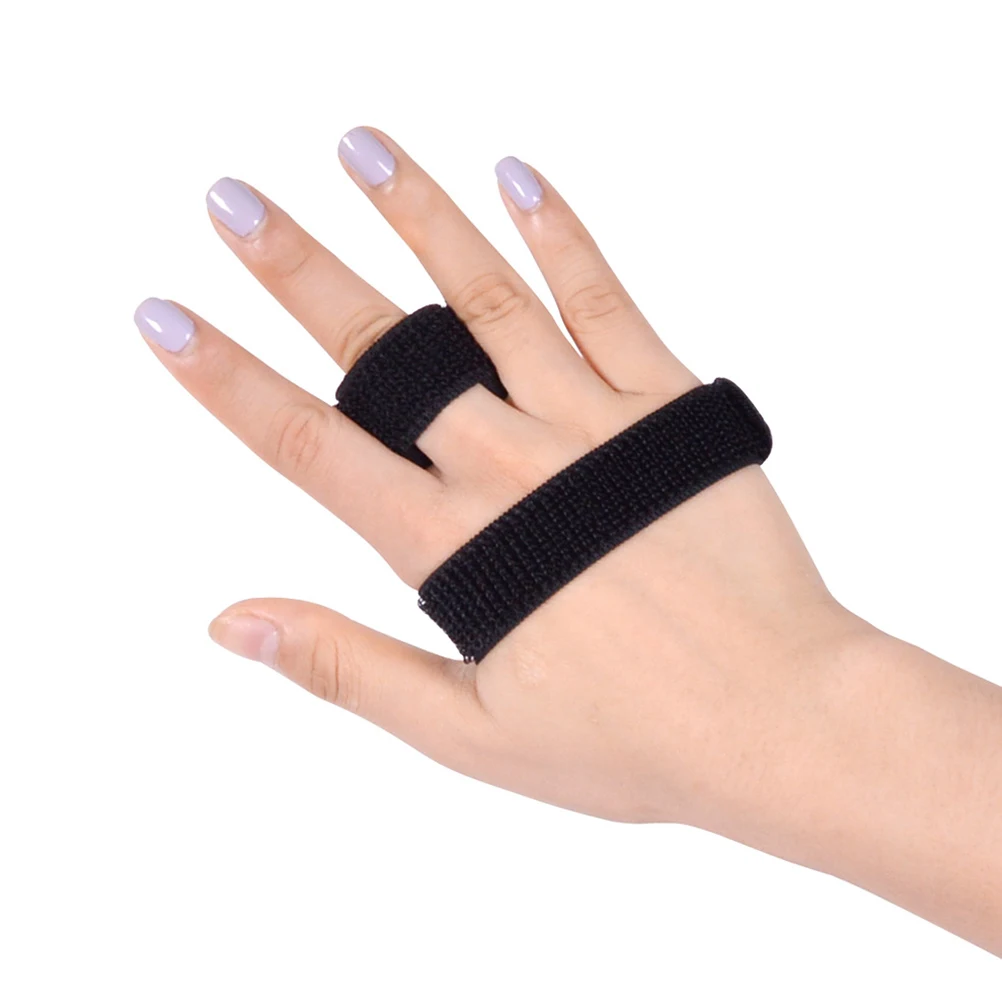 

1pc Finger Fracture Splint Protector Adjustable Support Brace For Swelling Stiffness Locking Pop Reusable