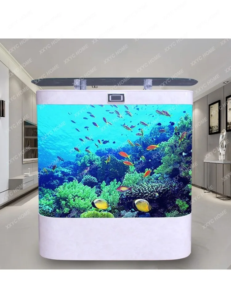 Aquário Super White Glass para Fish Tank, Globo médio e grande, Aquário doméstico