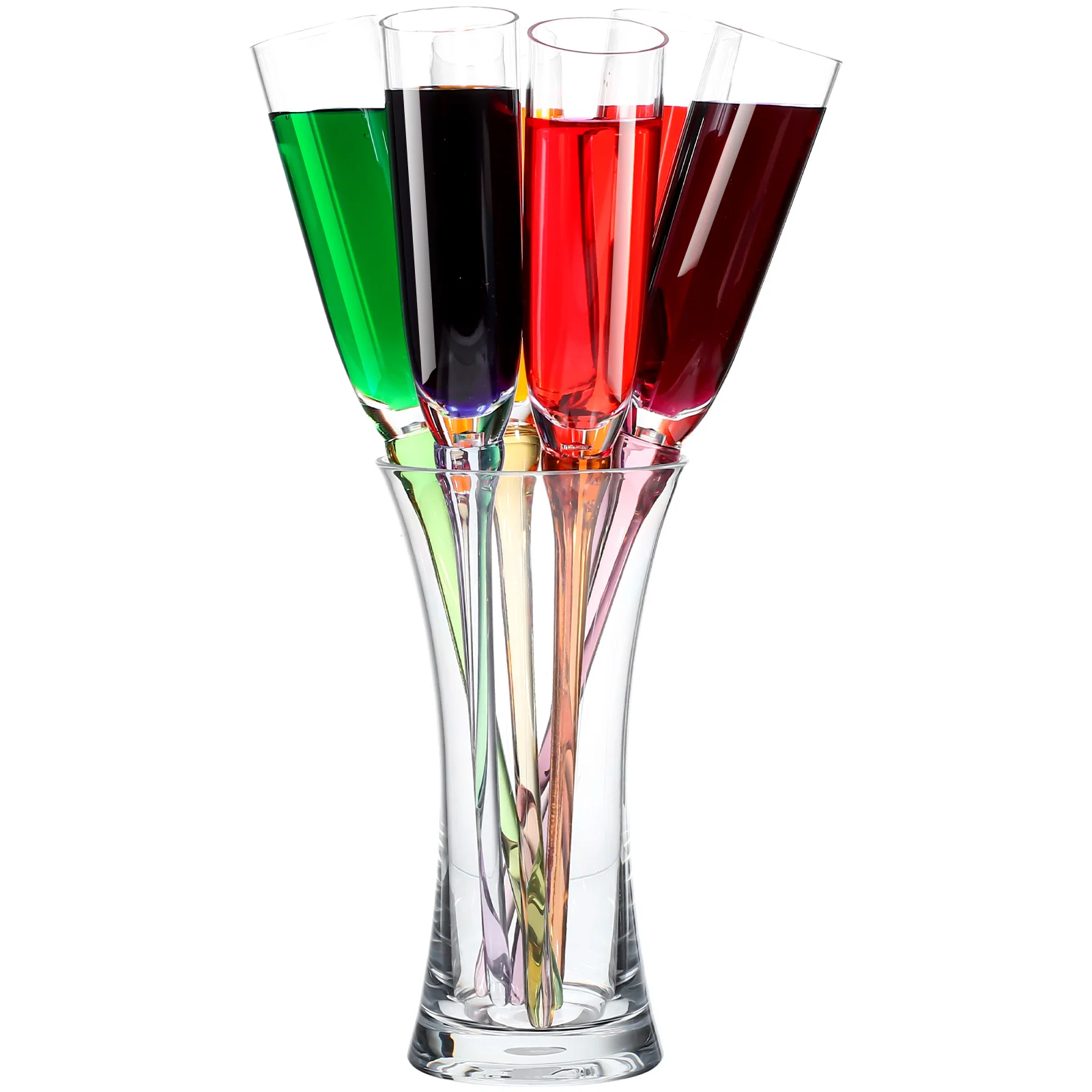 

Acrylic Glass Red Cup Drinking Party Supply Gobstoppers Glasses Goblet Colorful