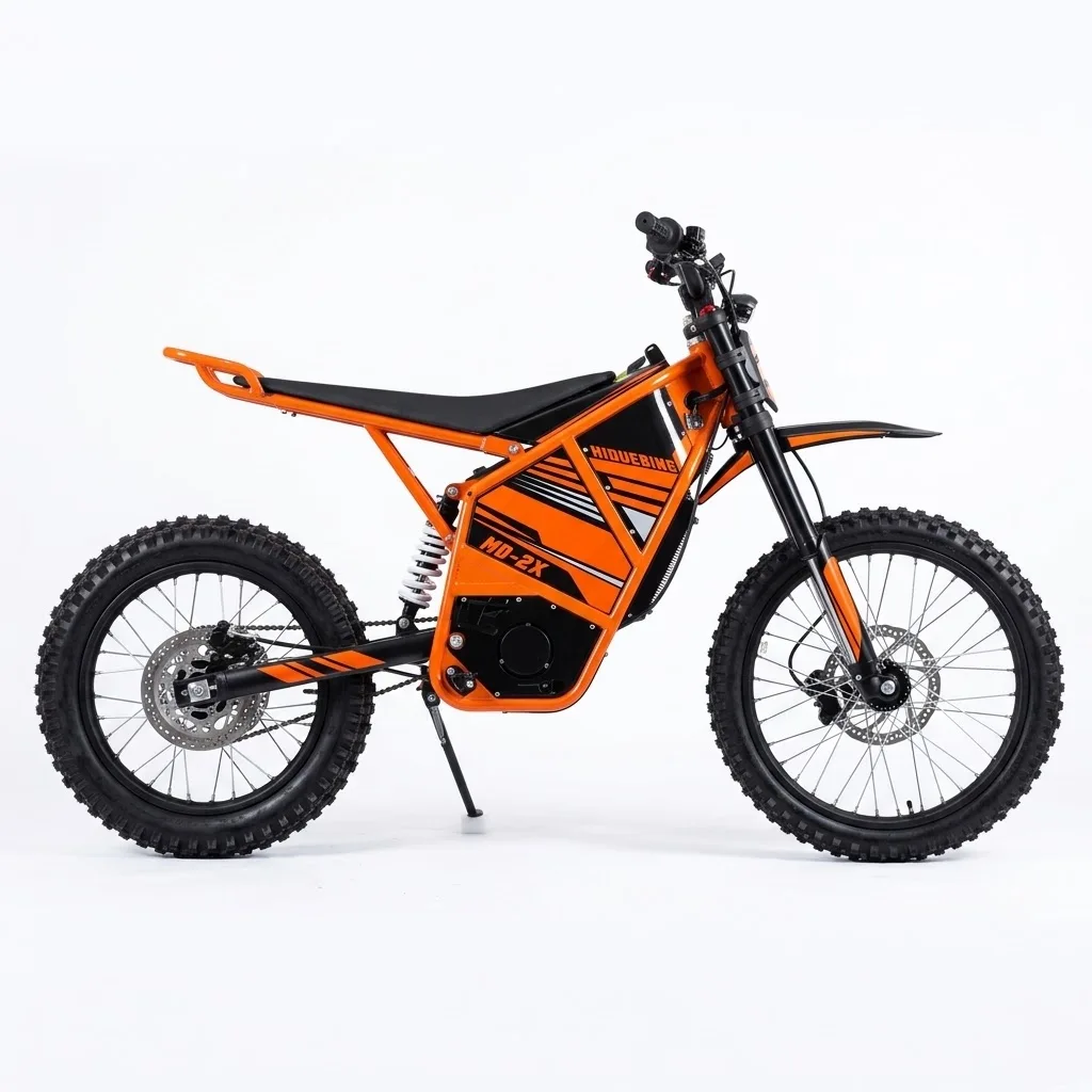USA Stock Direct Ship 8000W Electric Bike MD-2X 72V 40Ah Lithium E-Motorcycle Off-Road Fast Ebike