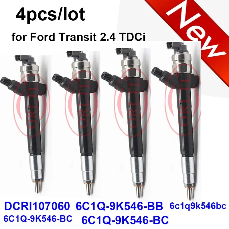 ORLTL DCRI107060 095000-7060 Diesel Injector 6C1Q-9K546-BB 6C1Q-9K546-BC 6c1q9k546bc 6C1Q-9K546-BC for Ford Transit 2.4 TDCi