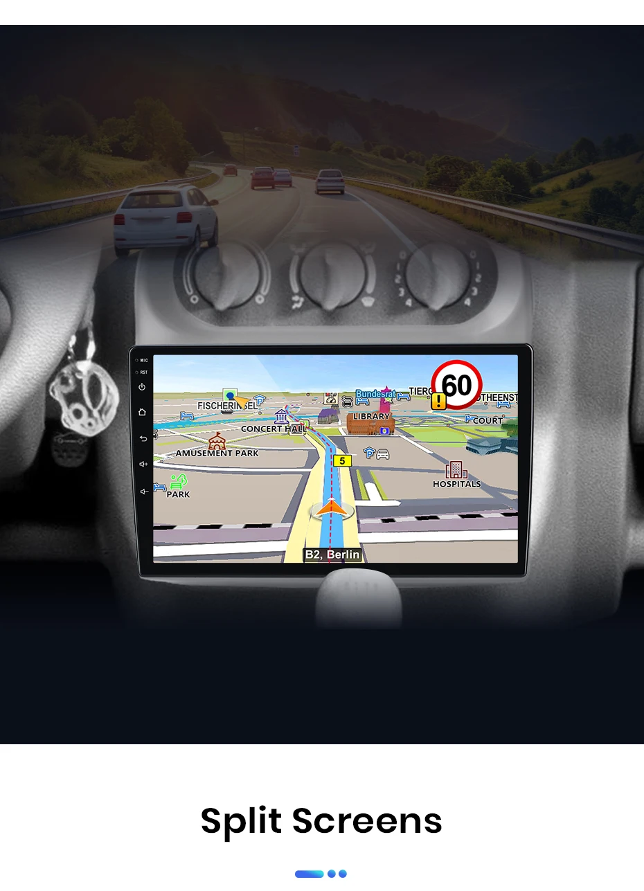 Junsun Kabelloses CarPlay Android Auto Autoradio für Renault Twingo 2005-2013 2 DIN Multimedia-Stereoanlage mit integriertem Kühlventilator, GPS-Navigation, SWC, Bluetooth, FM, RDS, DSP, IPS-Bildschirm, intelligenten Fahrzeugsystemen, 4G, WiFi, 8-Kern-Prozessor – Detail 18