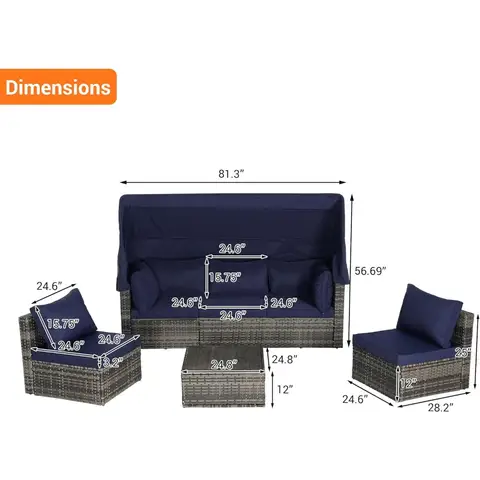 8 best sales बाहरी फर्नीचर - №7