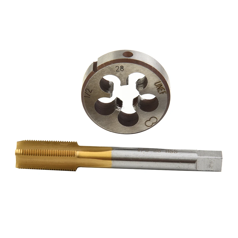 Thread tap die 1/2 28 TPI (thread per inch) UNEF Thread Size No Rust & Suitable for Manual or Machine Machining