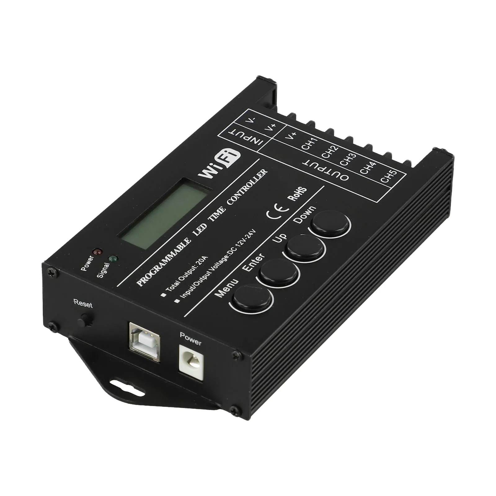 Programmable For Timer Controller TC421 for LED Display with 5 Channels DC12-24V for Lighting Systems Automation