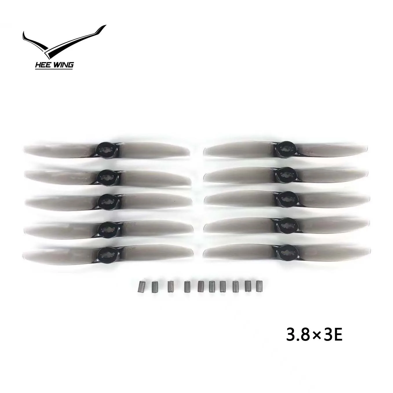 HEEWING RC T1 3.8X3E Propellers (Grey) CW 5pcs / CCW 5pcs