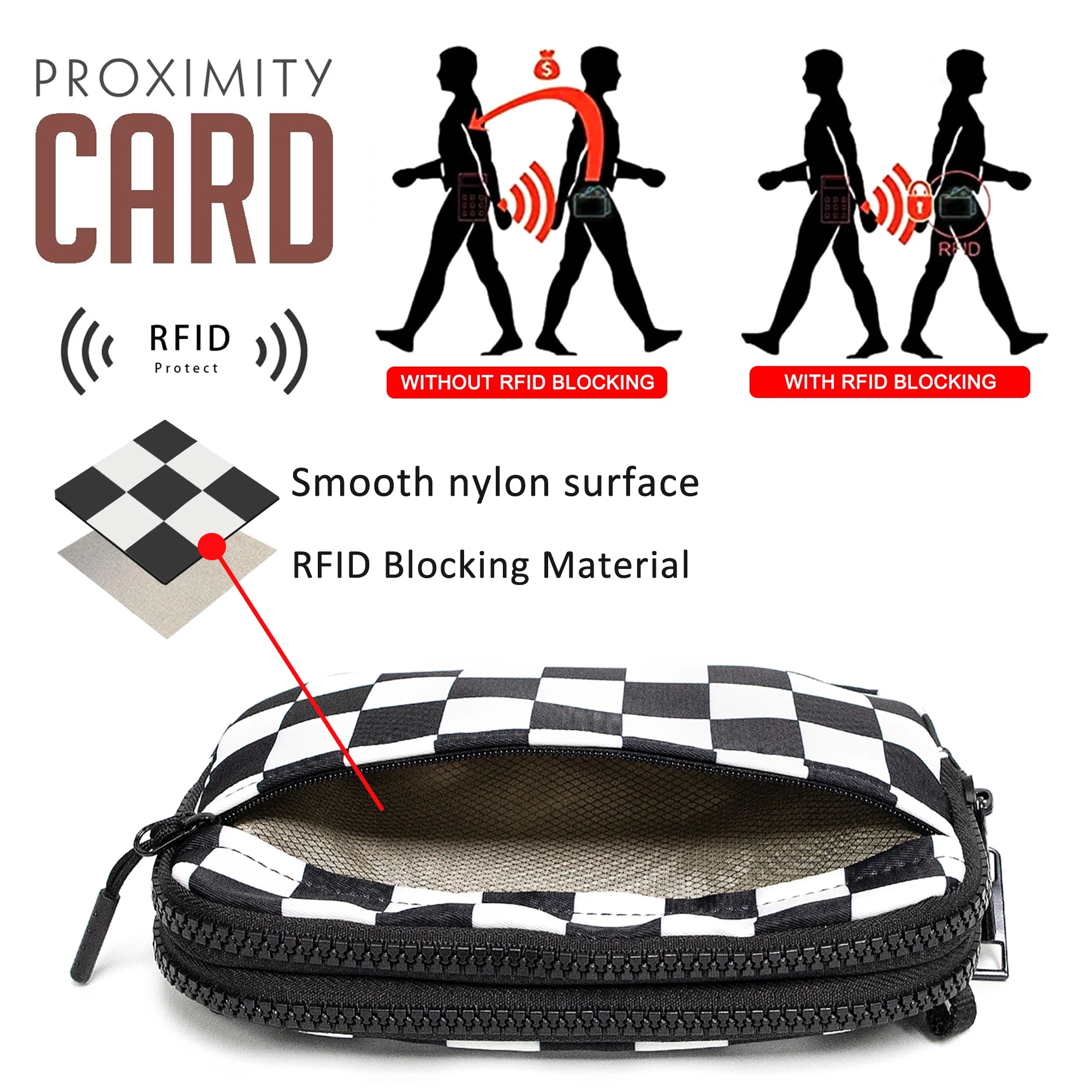 Small Crossbody Bags for Women Men Cellphone Belt Bag Purse Fanny Pack with Adjustable Strap Black Sling Bag for Festival Gifts
