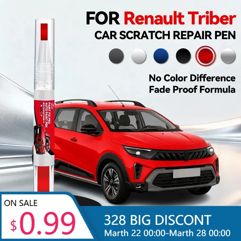 

Горячая новинка: Аксессуары для ремонта царапин на автомобиле Renault Triber 1996-2026 – оранжевый ENJ, синий, красный C70, серебристый, белый QND