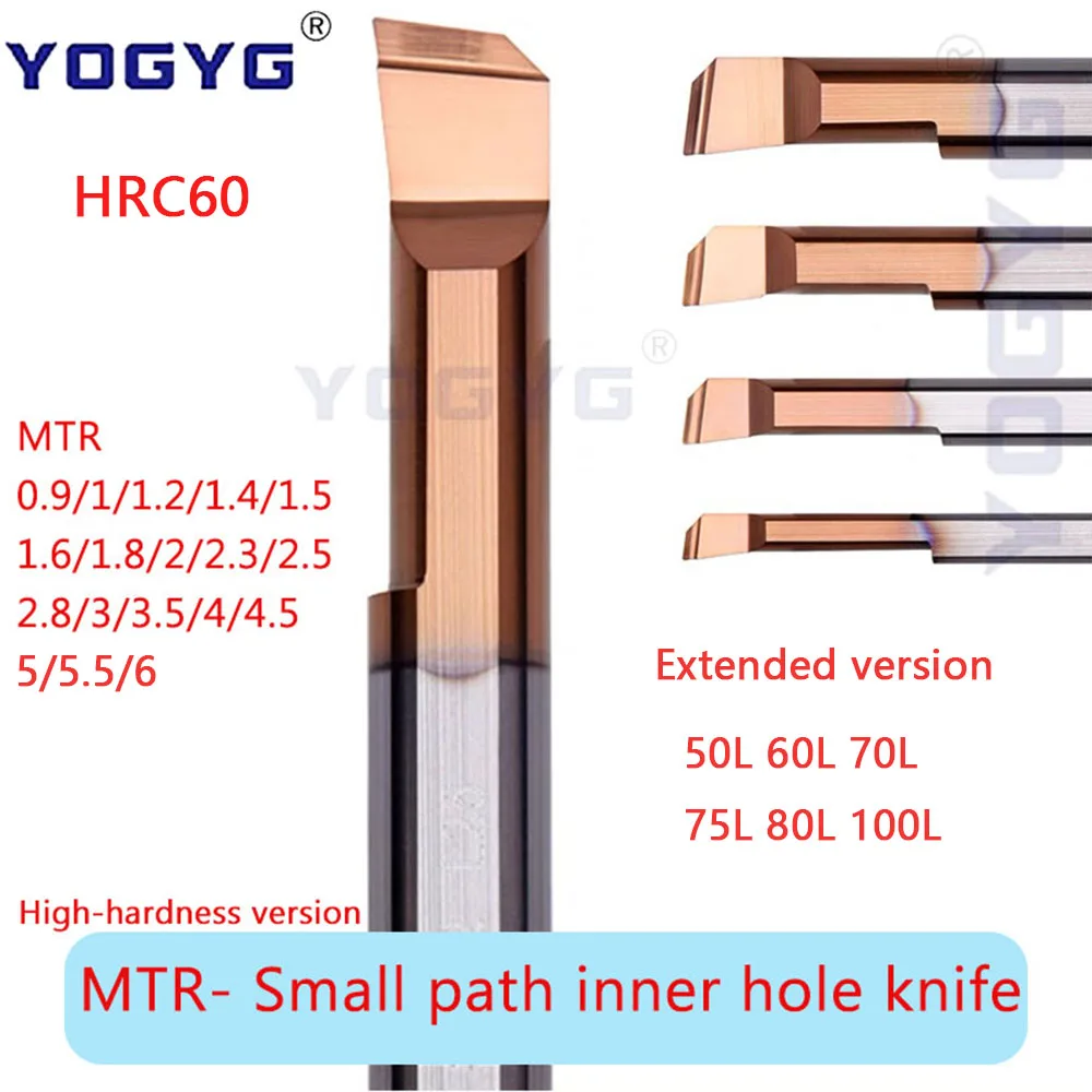 HRC60 MTR0.9/1/1.2/1.5/1.6/1.8 MTR2/2.3/2.5/2.8 MTR3/3.5/4/4.5/5/5.5/6 Alat Pembuat Lubang Dalam Berukuran Kecil Alat Karbida Batang Pembuat Lubang