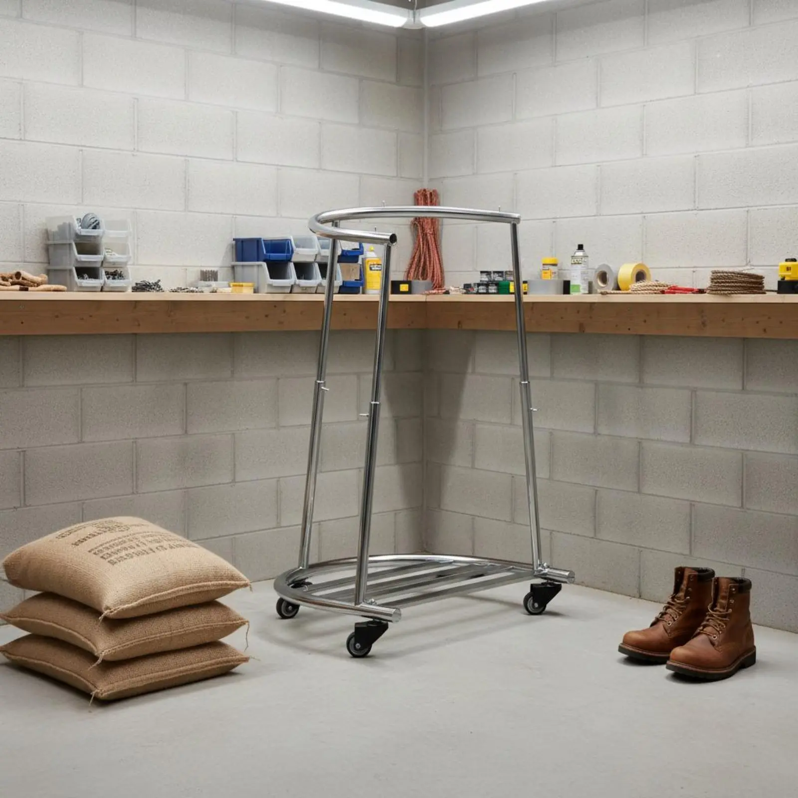 

Прочная портативная рама для наполнения мешков зерном, стойка для фасовки, сельскохозяйственное оборудование, устойчивое к ржавчине