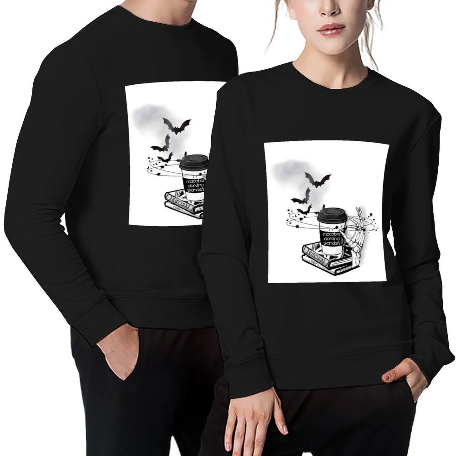 

macabre darkling wanders essentials Pullover korean autumn clothes aesthetic clothing anime clothing mens clothes pullover