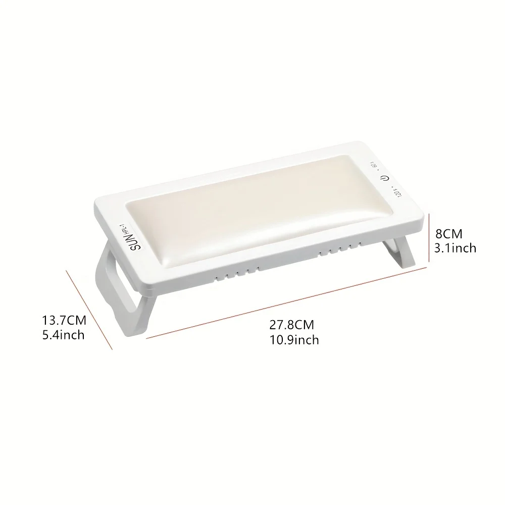 Yikoolin ที่วางแขนสีมีให้เลือกหลากหลายสีพร้อมโคมไฟ LED ยูวีเจลเครื่องเป่าแห้งสำหรับโคมไฟเล็บ