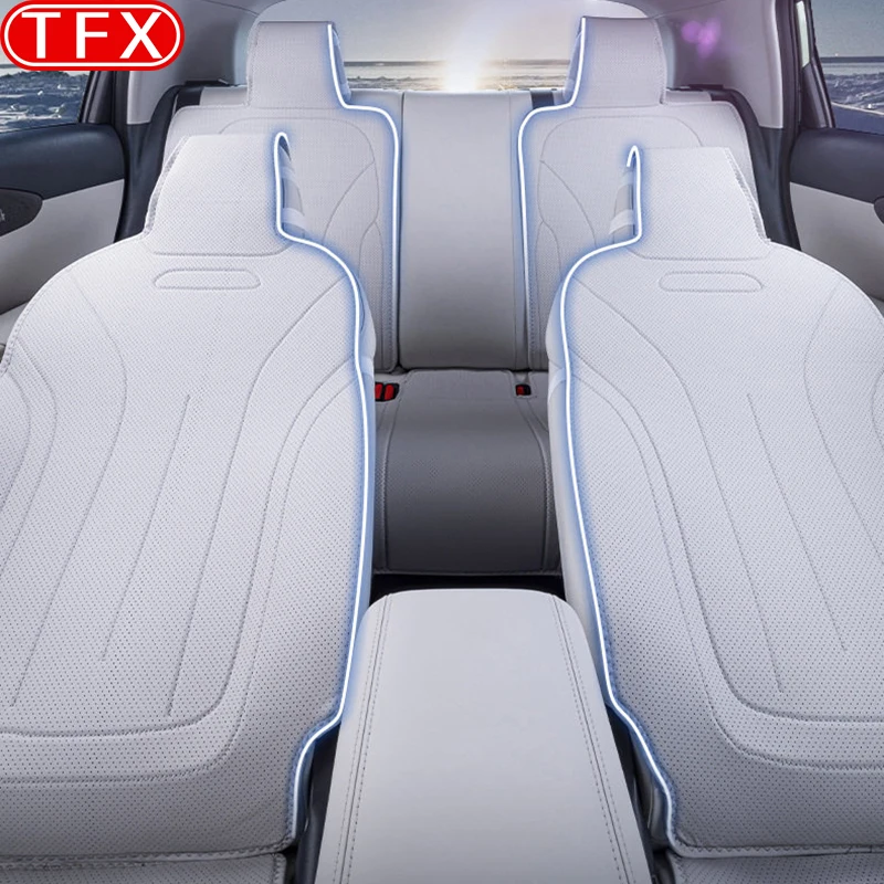 For Geely EX2 Geome Xingyuan 2025 2026 Car Seat Cushion Cover Universal Four Seasons Breathable Anti Slip Interior Accessories