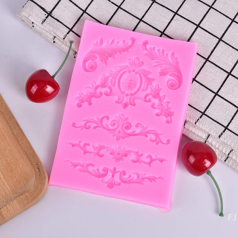 [YU]Border Silicone Mold Fondant Mold Cake Decorating Tools Chocolate Gumpaste Molds
