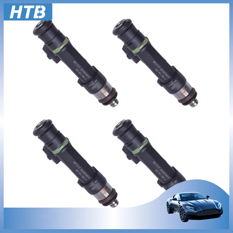 

HTB 4pcs 0280158099 Car Accessories Fuel Injector Nozzle fit for CHEVROLET Captiva (C100) Opel Antara A L07 2.4 16V 2006-2011