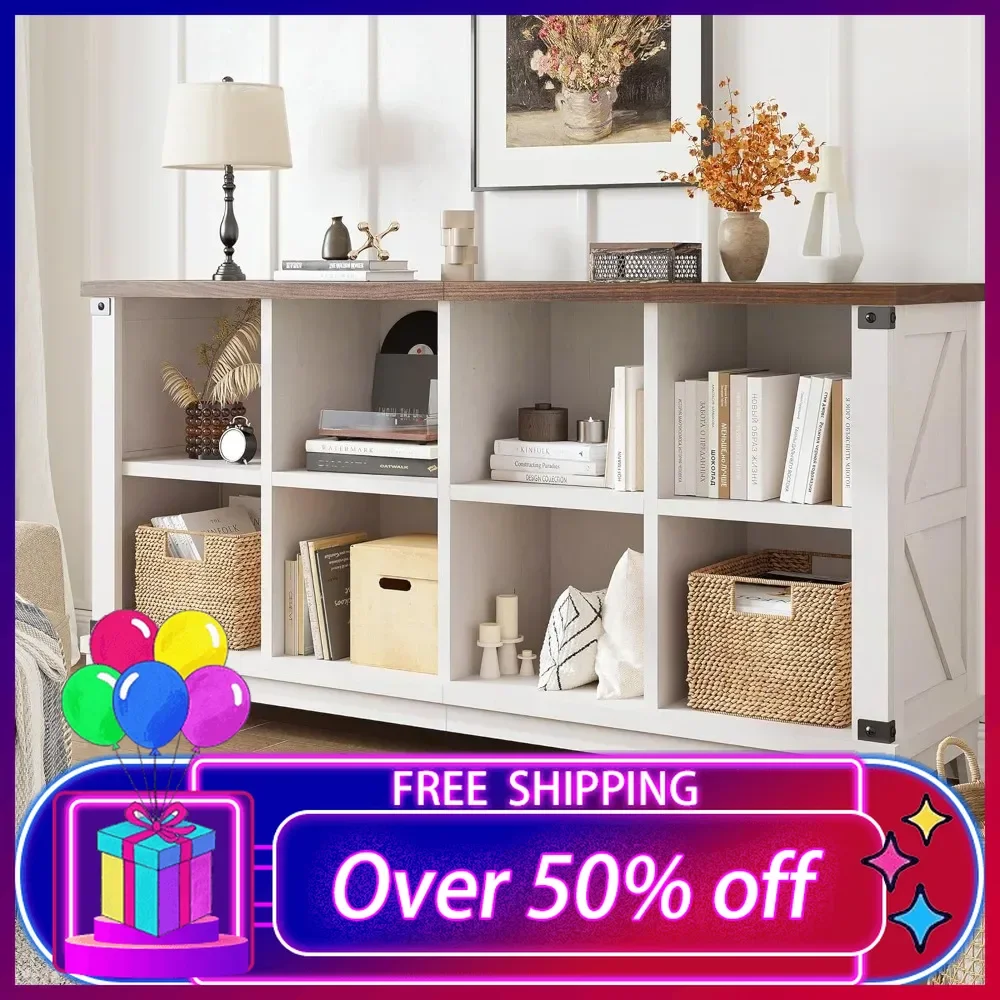 

8 Cube Organizer, Book Shelf with Storage,Storage Organizer,Closet Storage Cubes Organizers and Shelf, Book Case for Home Office