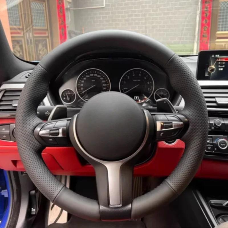 

Hand-Sewn Microfiber Leather Car Steering Wheel 3 Series 6 Series X1 X2 X3 X4 X5 X6 Car Interior Accessories For BMW 2 Series